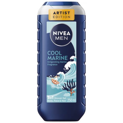 Nivea Men sprchov� gel Cool Marine 250 ml Nivea Men sprchov� gel Cool Marine 250 ml